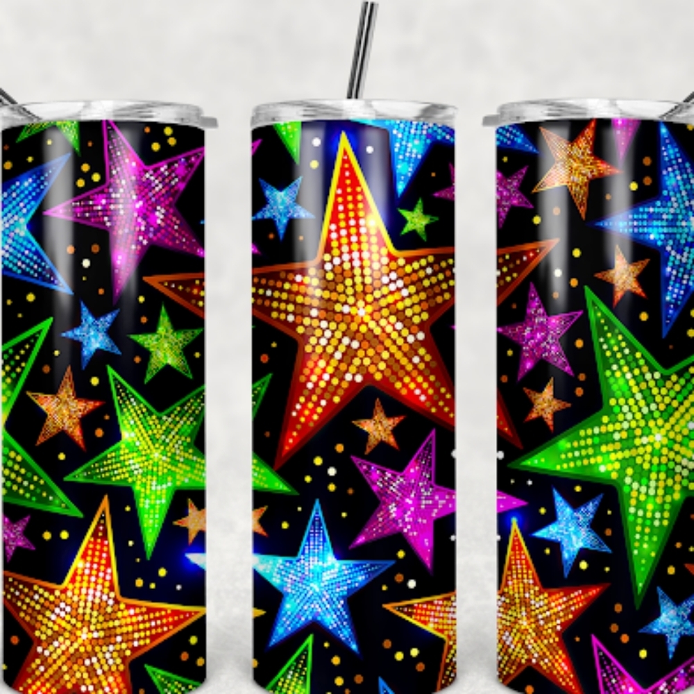 Custom 20oz stars tumbler!